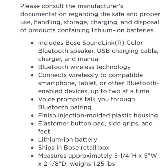 BOSE SoundLink Bluetooth Speaker - Picture 4 of 4